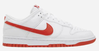 Dunk Low White Picante Red