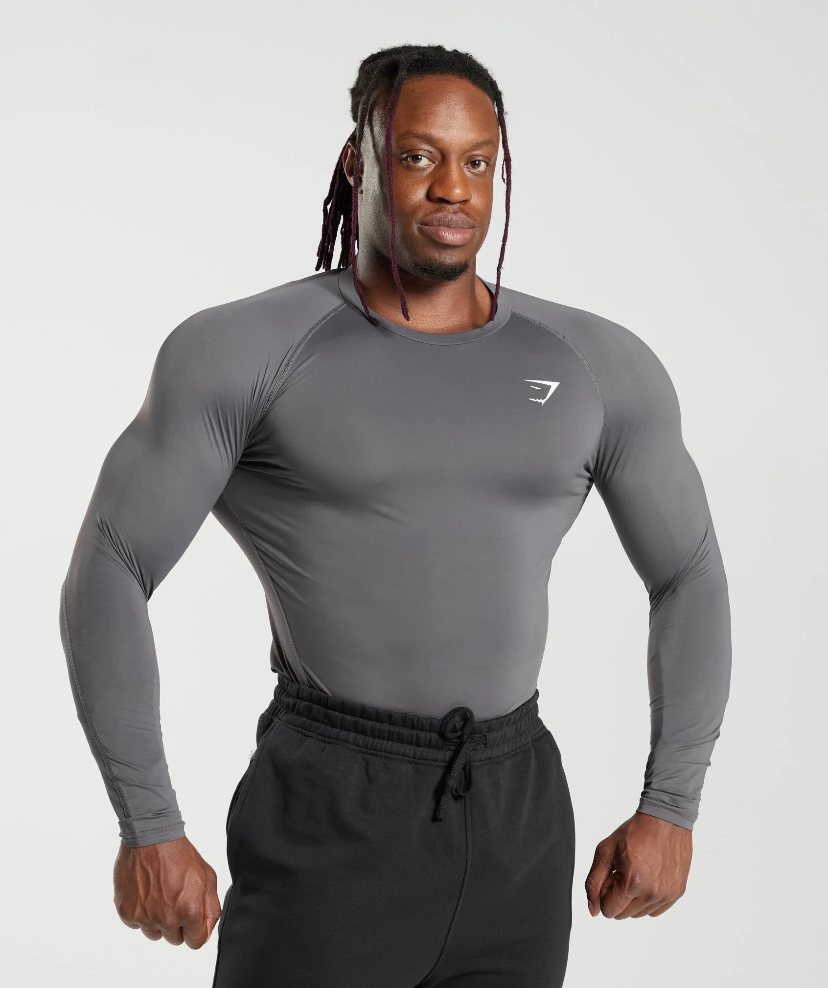 Gymshark Element Baselayer Long Sleeve T-Shirt - Dark Grey