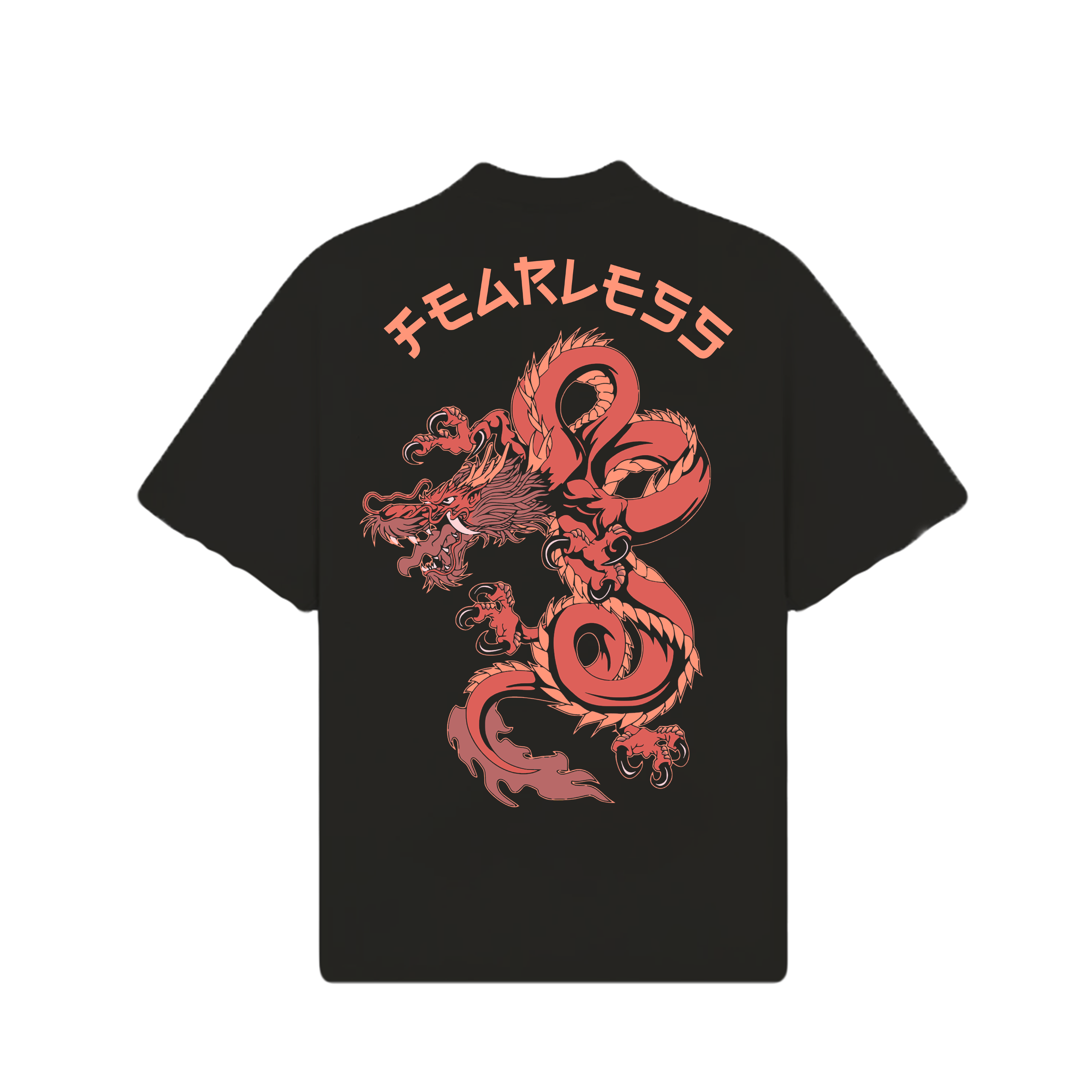 Fearless dragon puff t-shirt