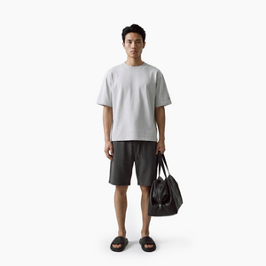 Ludic Cool Grey Core T Cotton T-shirt