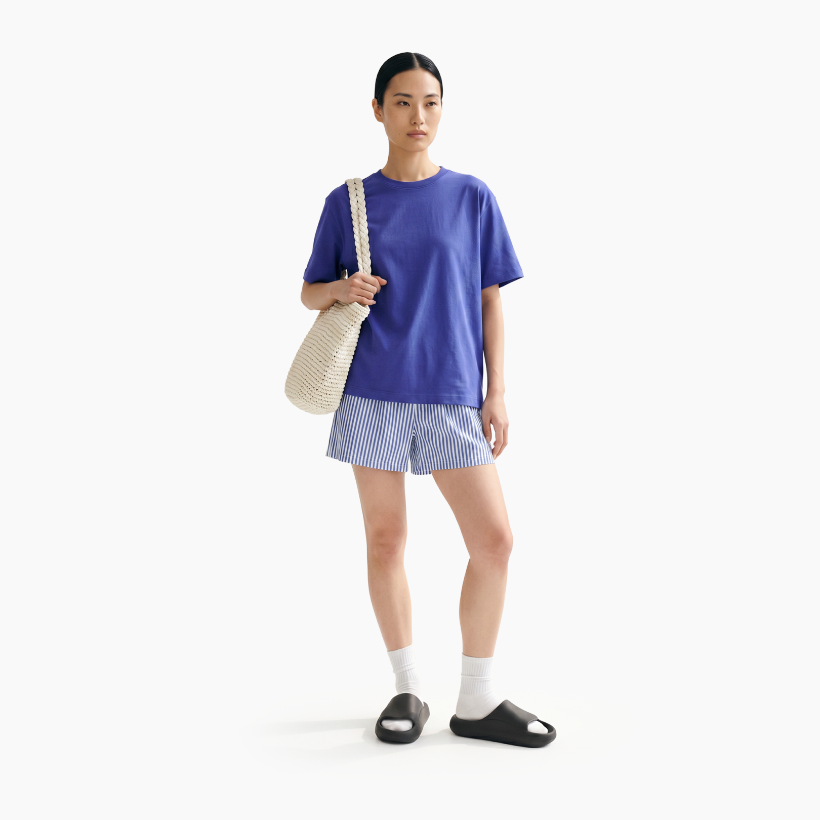 Ludic Electric Blue Core T Cotton T-shirt