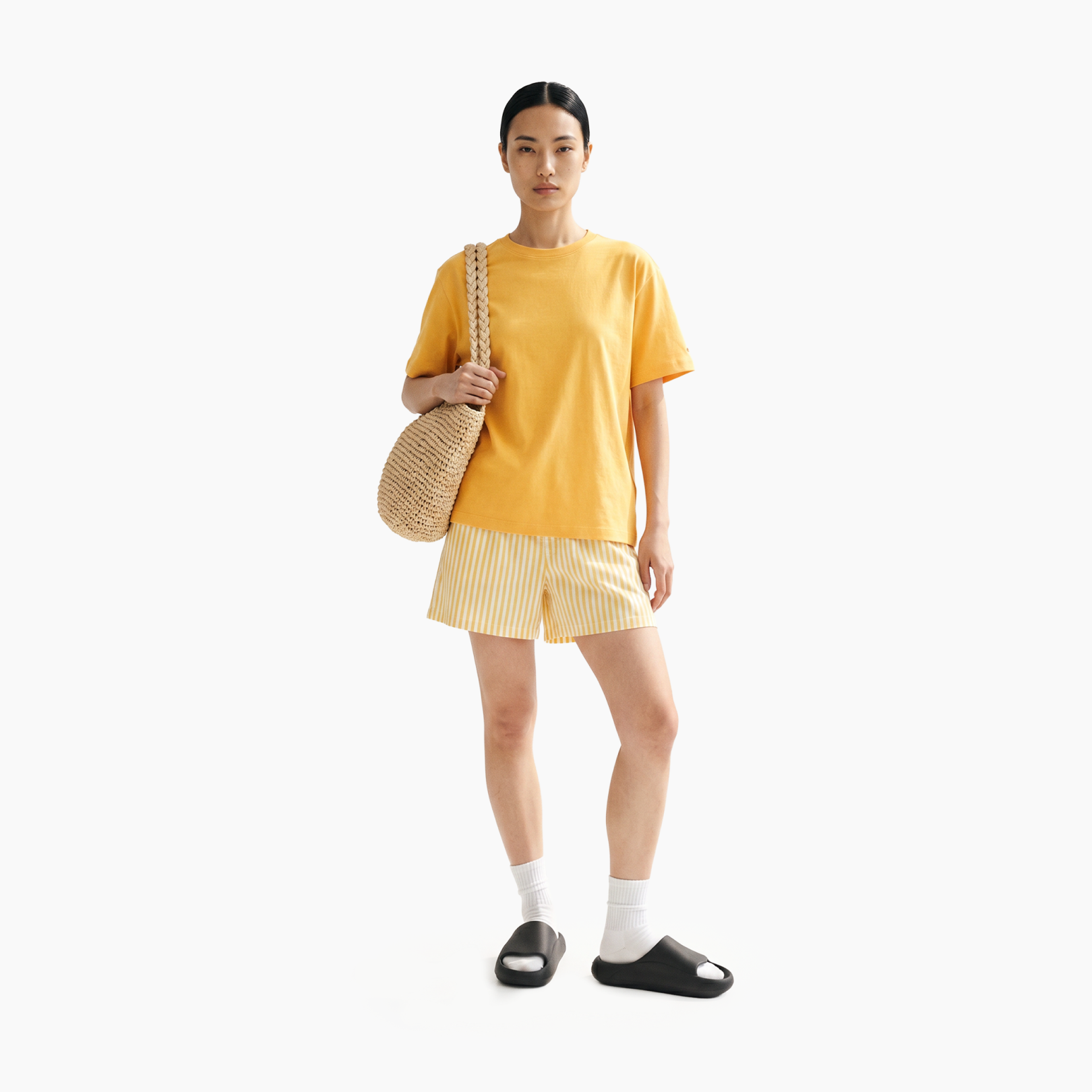 Ludic Mellow Yellow Core T Cotton T-shirt