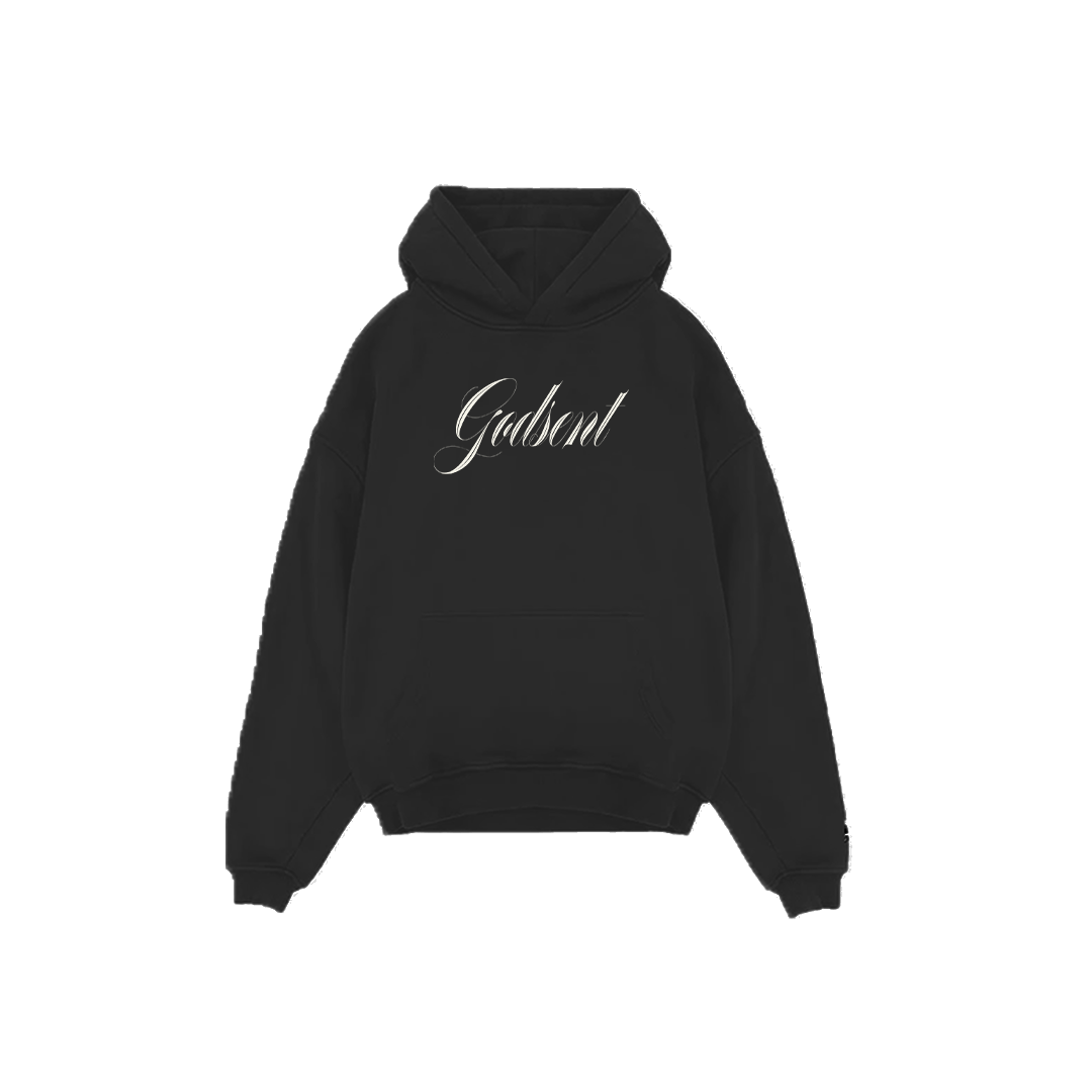 GOD SENT BLACK HOODIE
