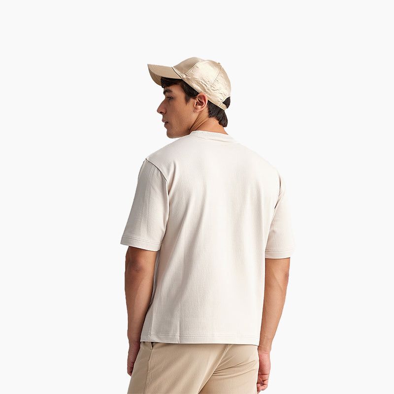 Ludic Dune Beige 100% Cotton Chroma T-shirt