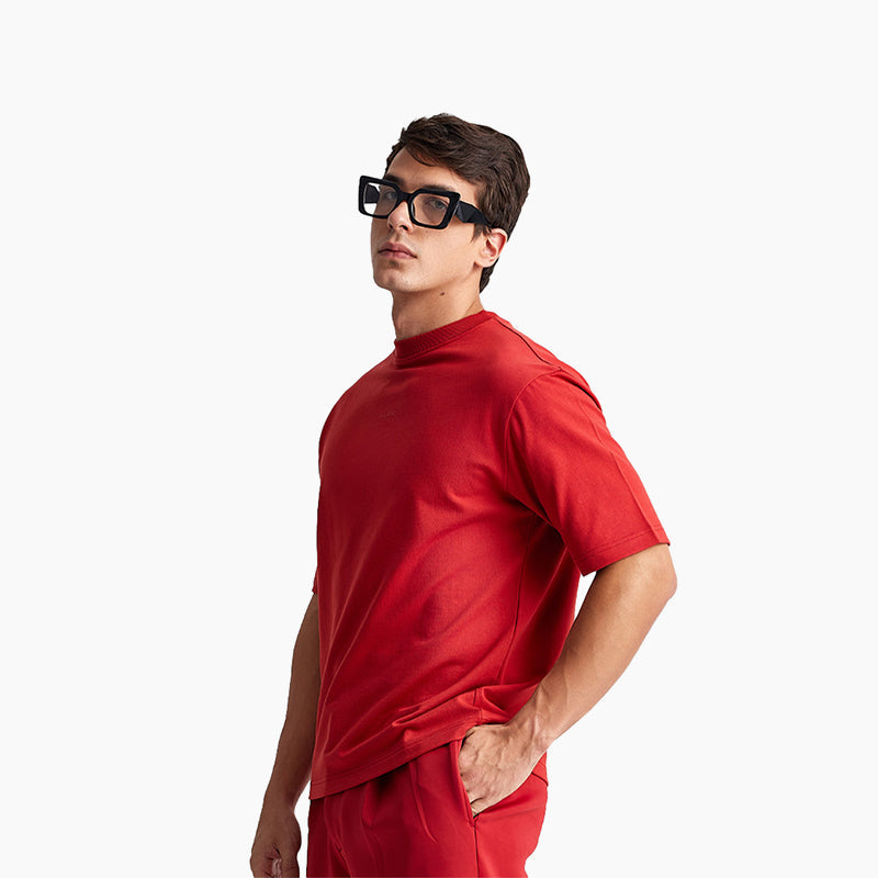 Ludic Telephone Red 100% Cotton Chroma T-shirt