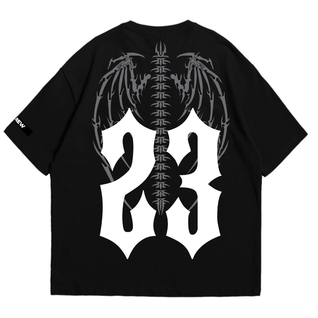 BLACK 23 WINGS T-SHIRT