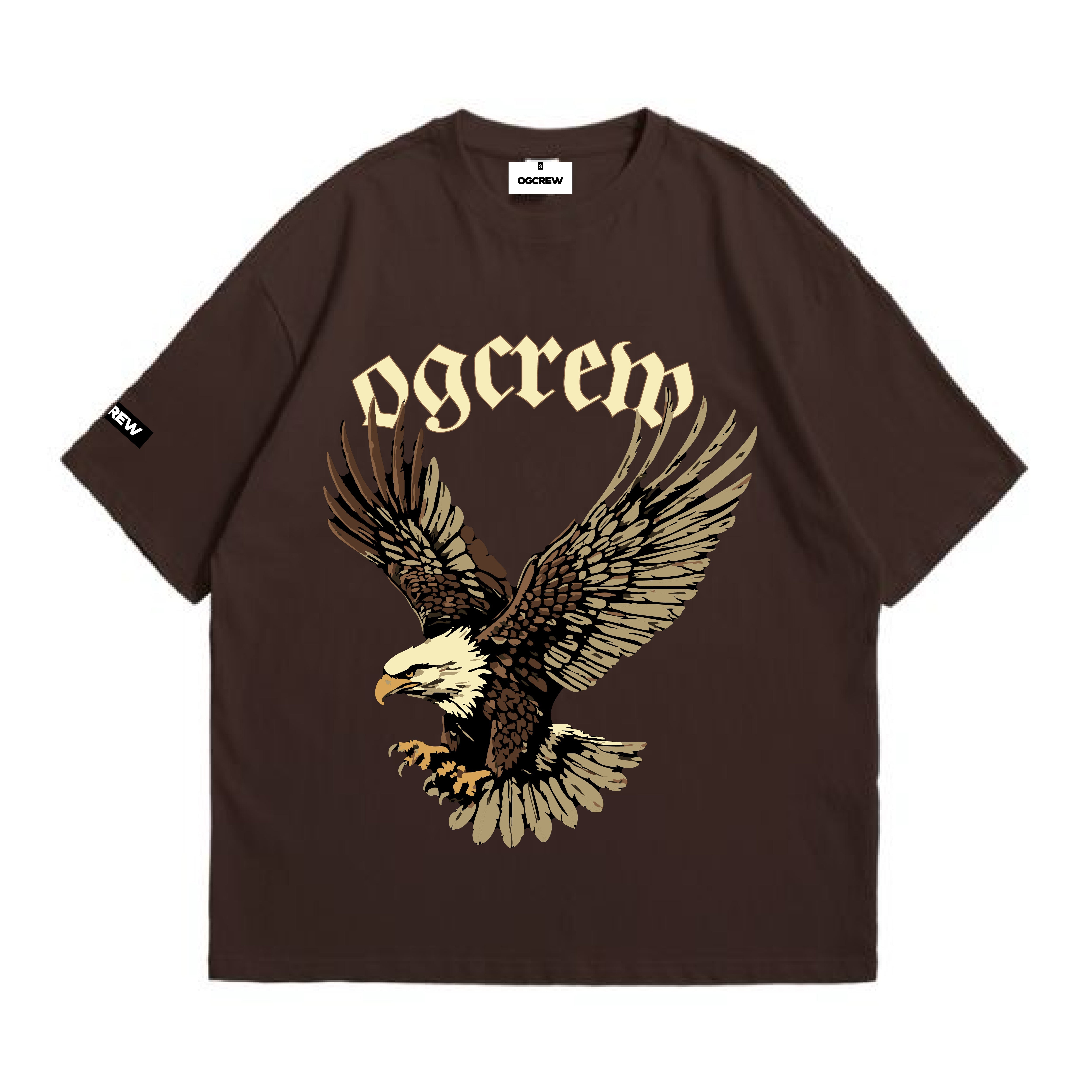 MOCHA BROWN EAGLE T-SHIRT