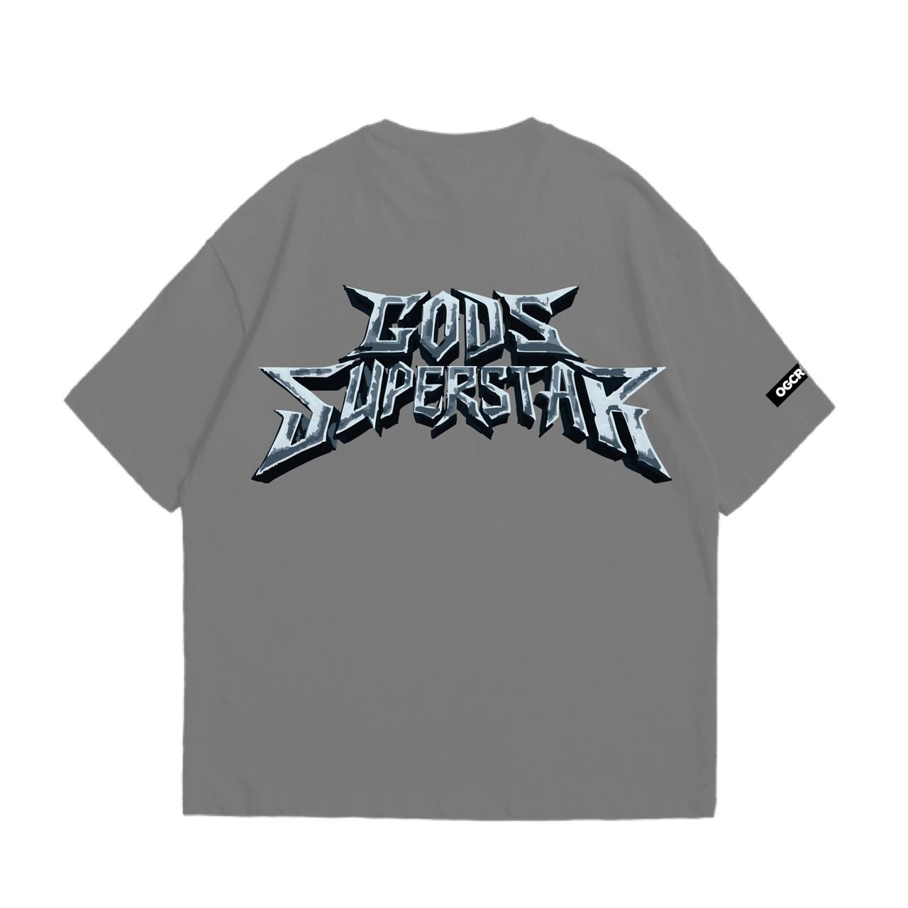 LIGHT GREY GODS SUPERSTAR T-SHIRT