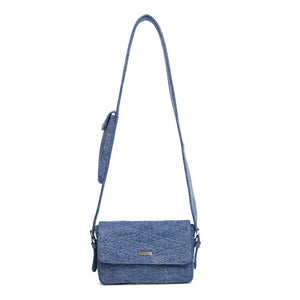 Porte Denim Messenger Bag - Fetti