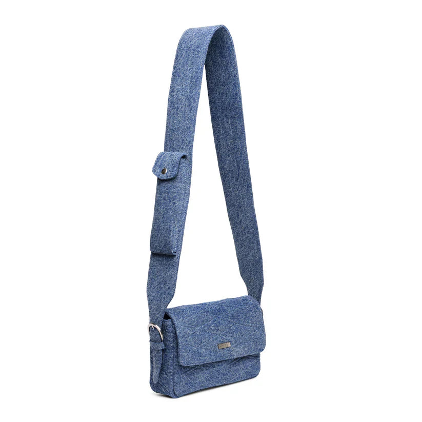 Porte Denim Messenger Bag - Fetti