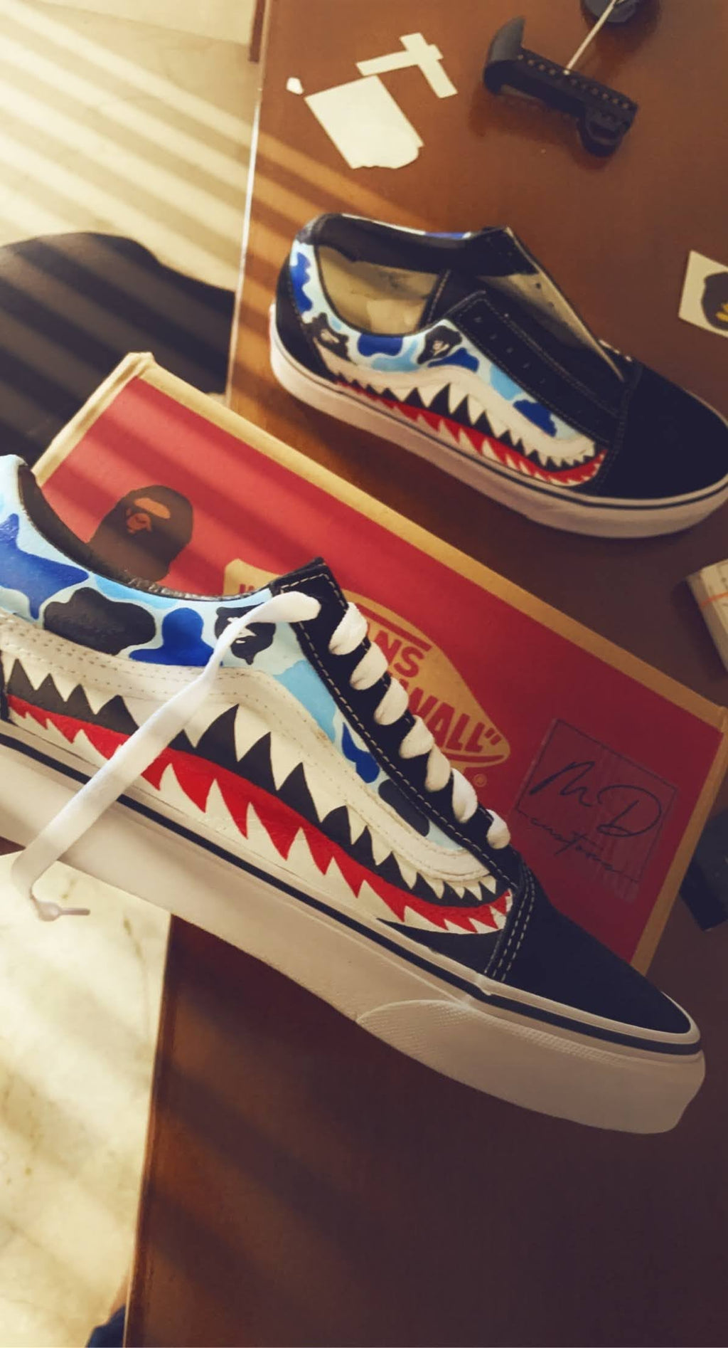 SHARK TEETH VANS