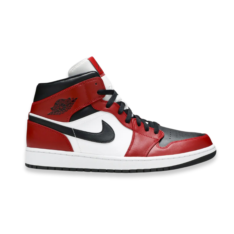 Jordan 1 Mid Chicago Black Toe