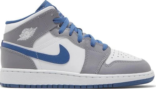 Jordan 1 Mid True Blue Cement