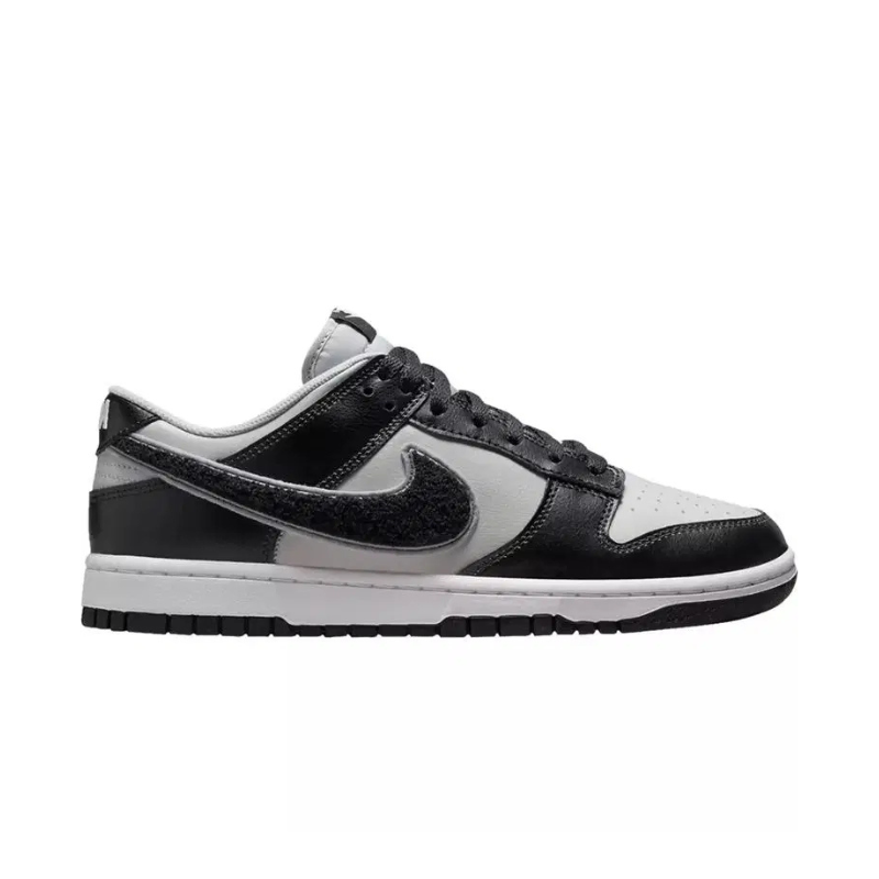 Nike Dunk Low Chenille Swoosh Grey Fog