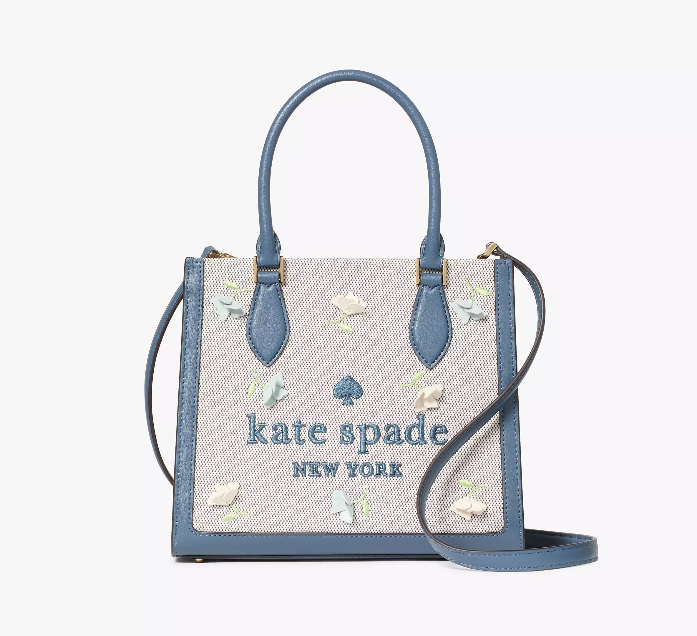 Kate Spade Ellie Applique Small Tote 'Blue Multicolor'
