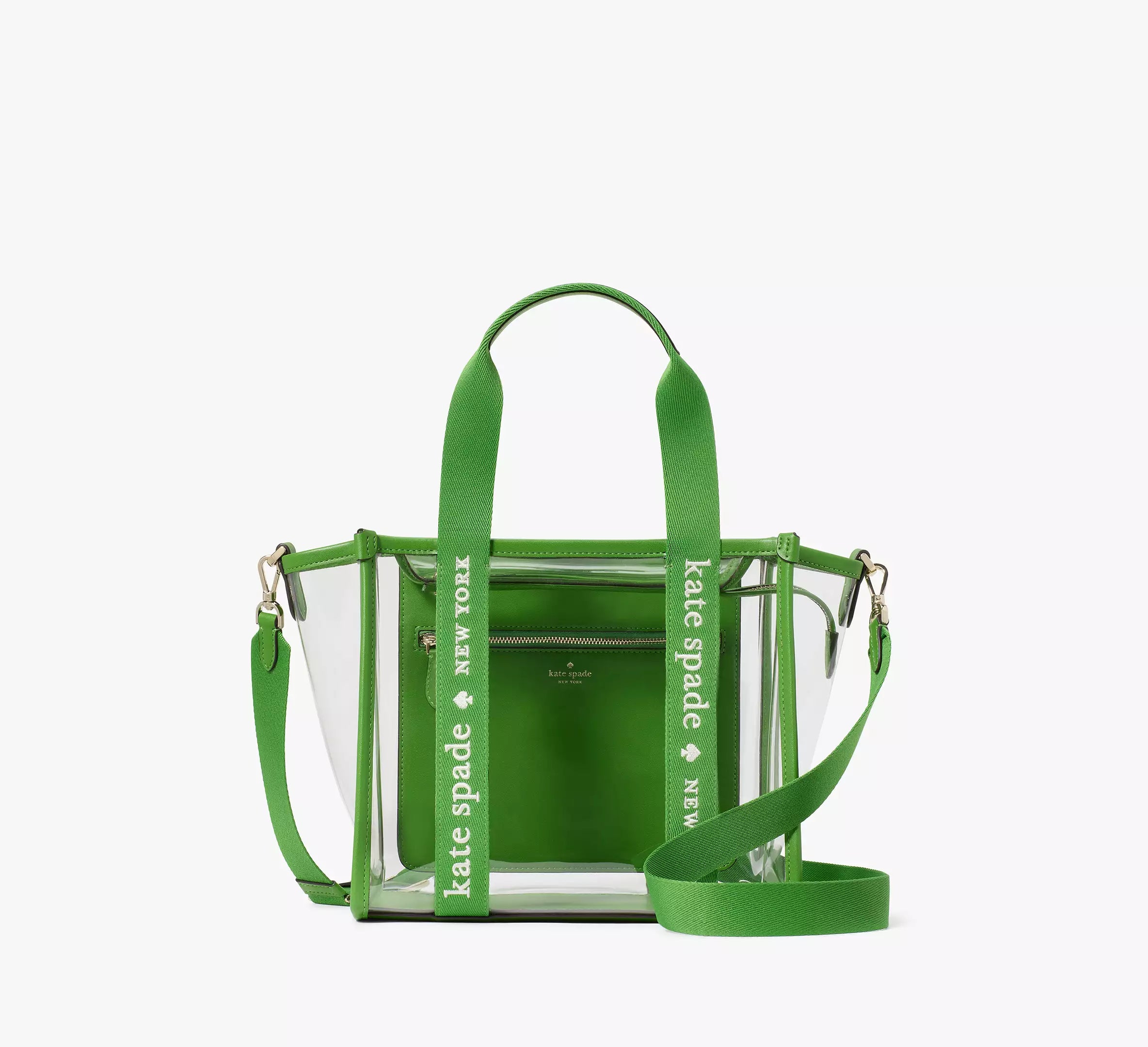 Kate Spade Kip Clear Small Tote Ks Green