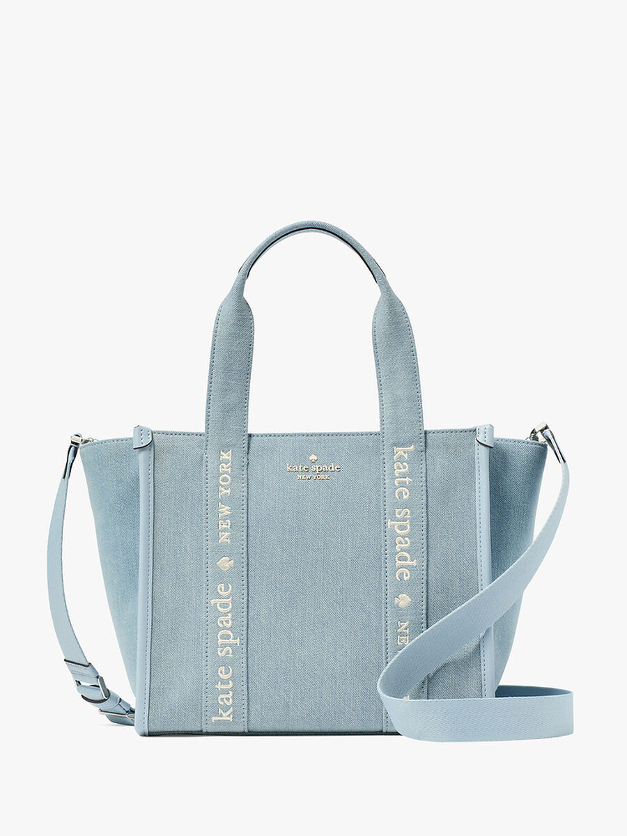 Kate Spade Kip Denim Mini Tote 'Blue Multicolor'