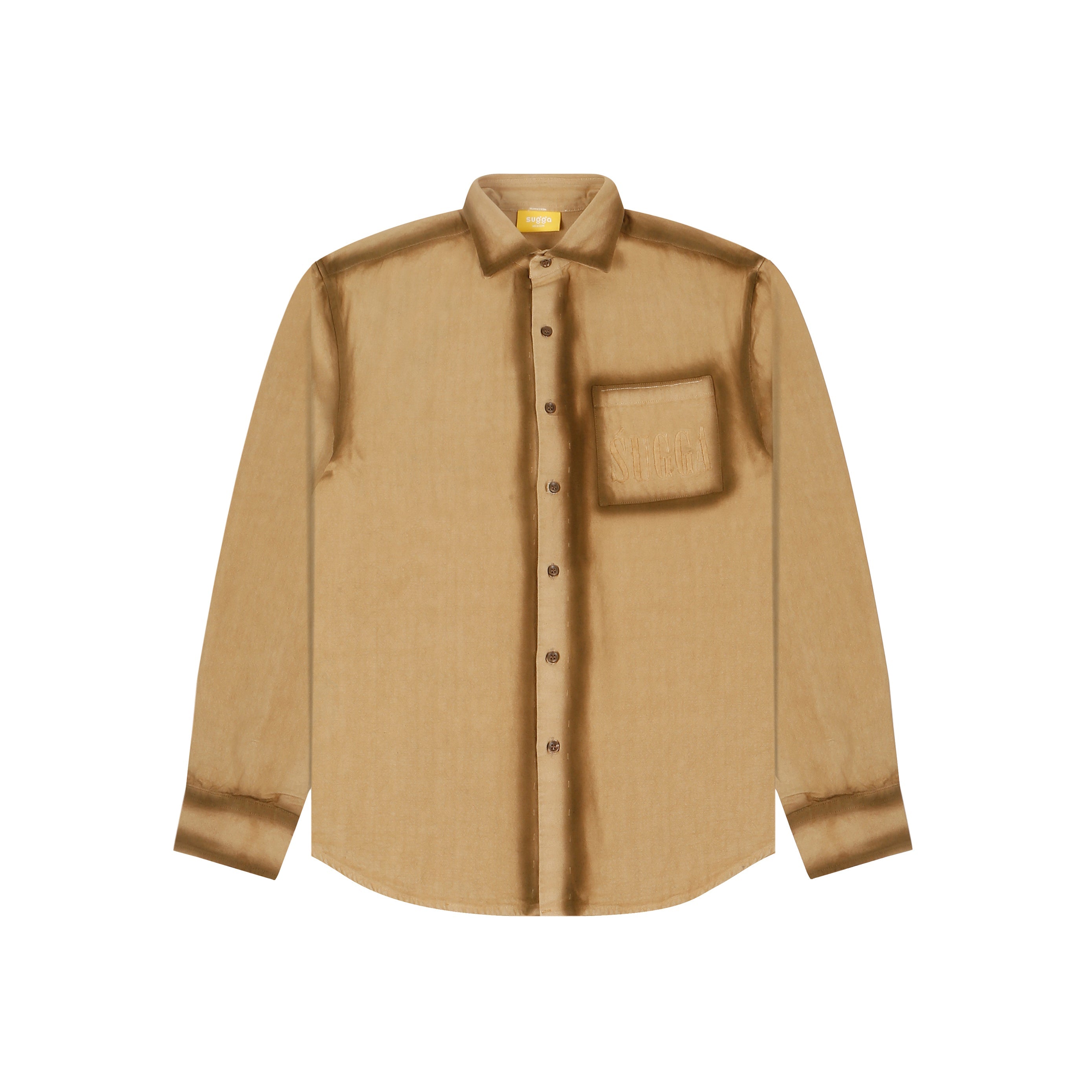 Outline Overshirt in Brown