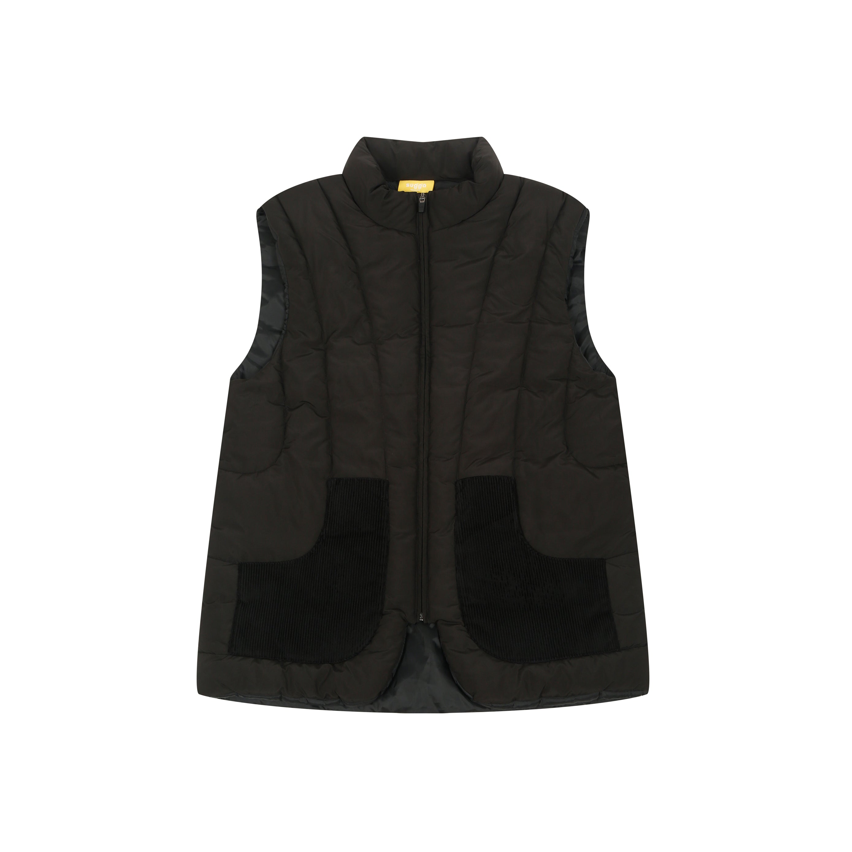 Puffer Jacket Sleeveless in Black