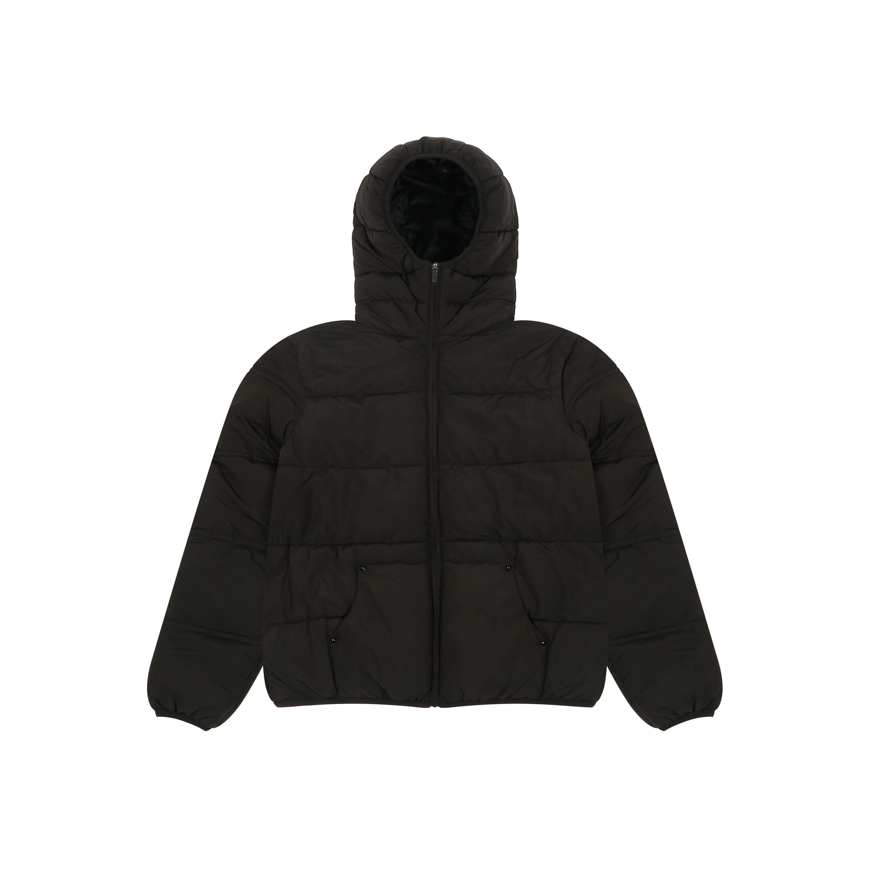 Puffer Jacket Full Sleeves in Black