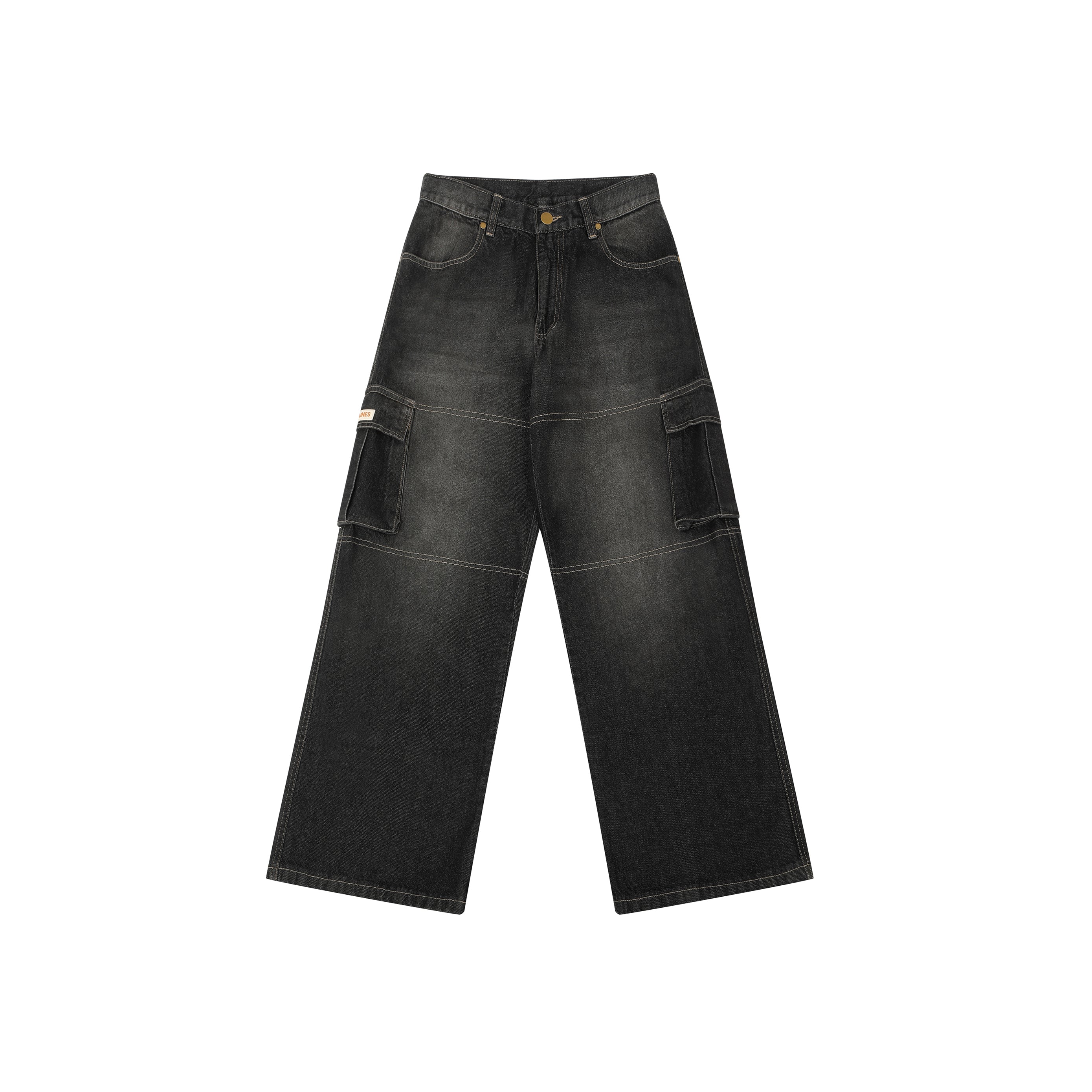 CARBON BLACK DENIM MEN'S CARGO