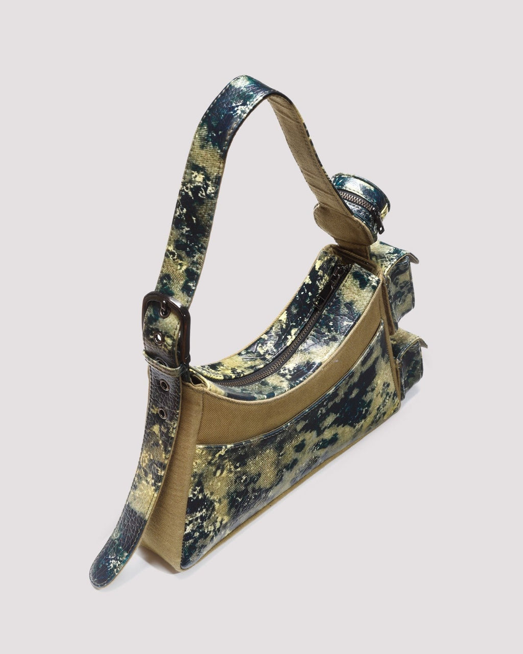 Muddled 3 Pocket Cargo Bag (Small) - Oxidized Olive - Fetti