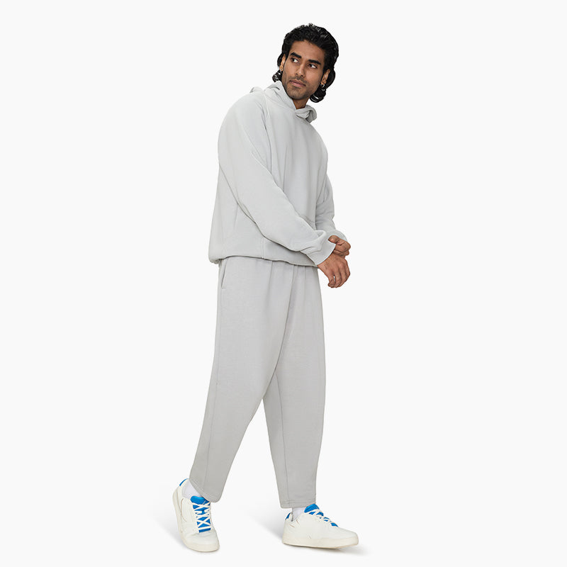Ludic Moon Grey Cotton Blend Core Joggers