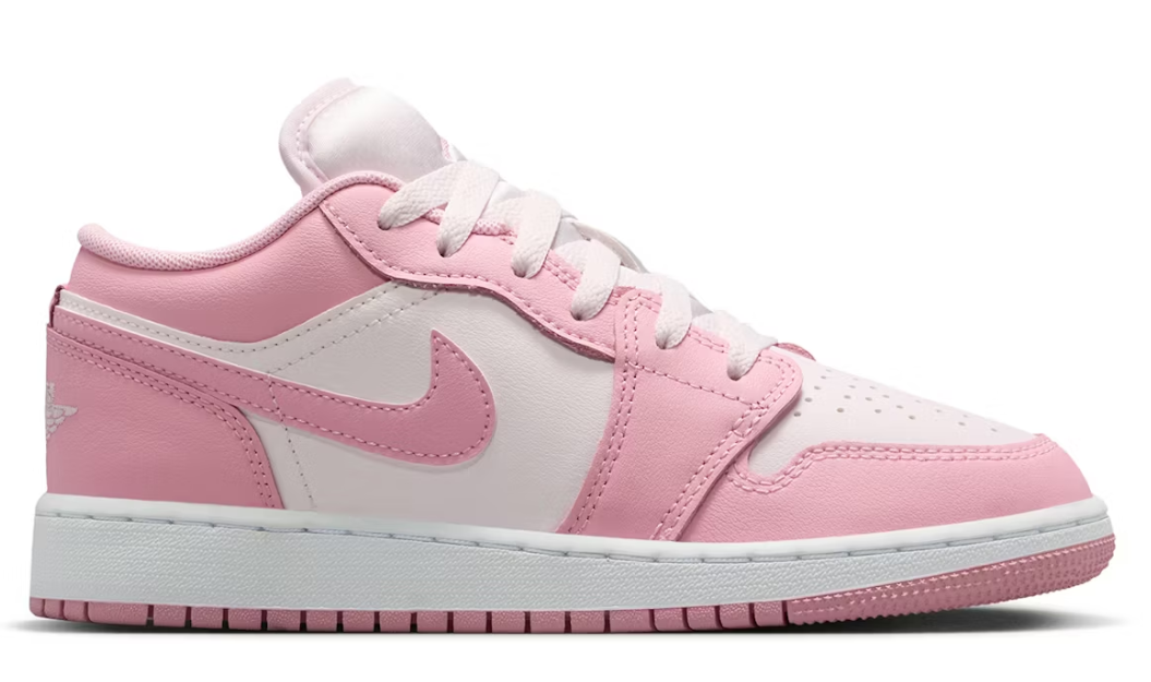 Jordan 1 Low Medium Soft Pink White (GS)