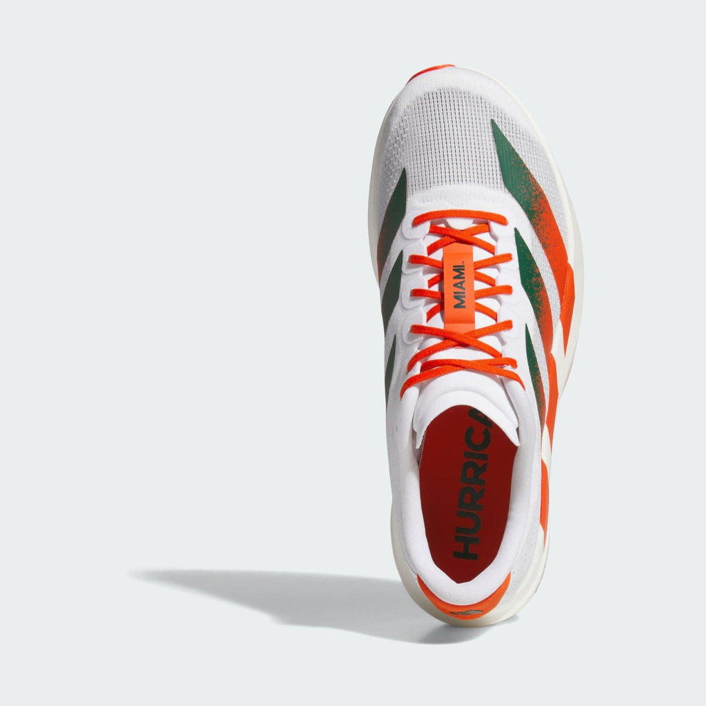 Adidas Miami Hurricanes Adizero EVO SL Green Orange