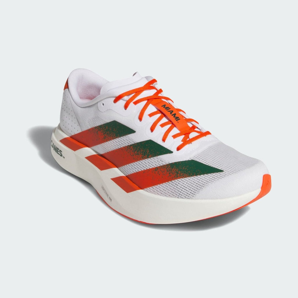 Adidas Miami Hurricanes Adizero EVO SL Green Orange