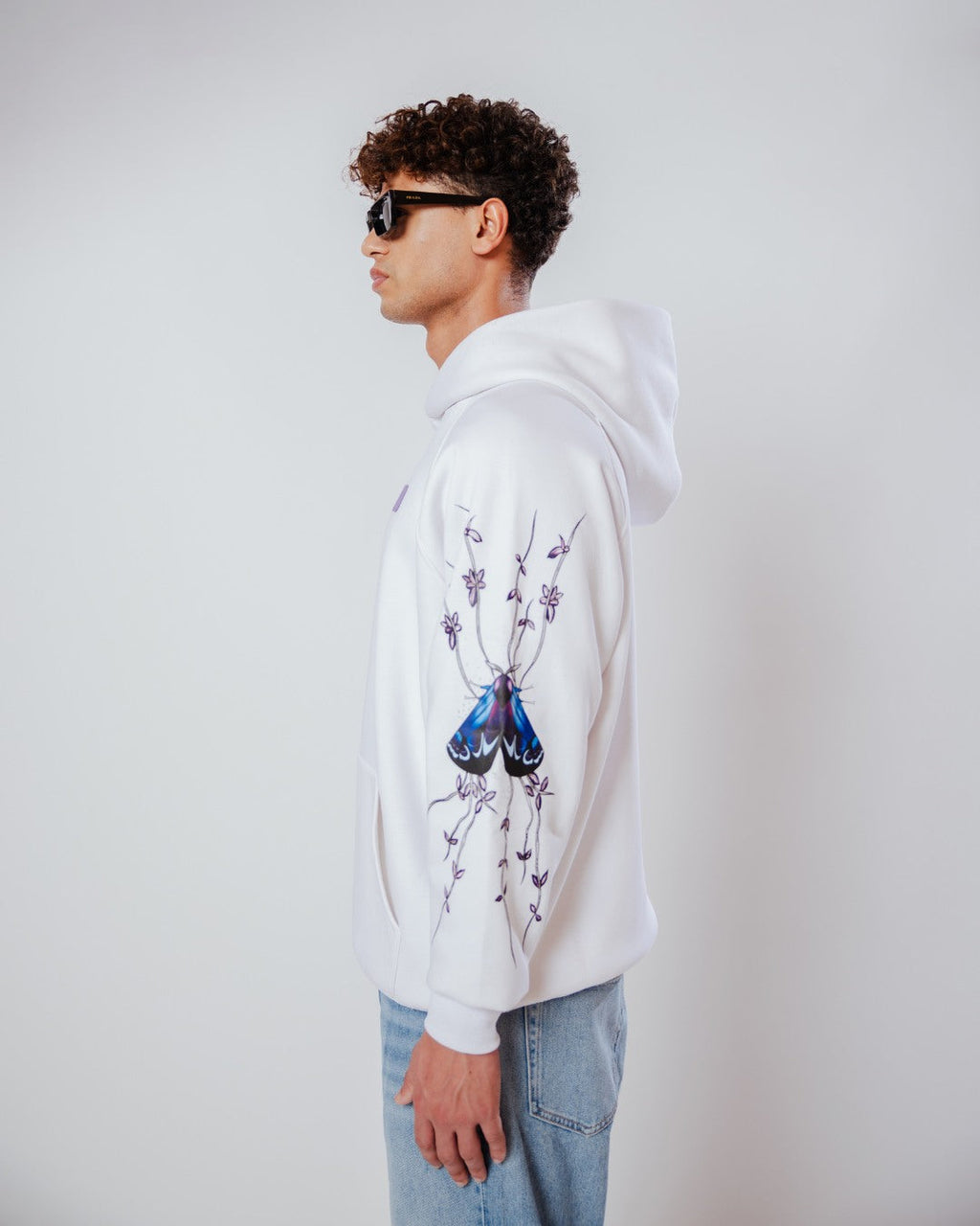 Snow Moth Hoodie