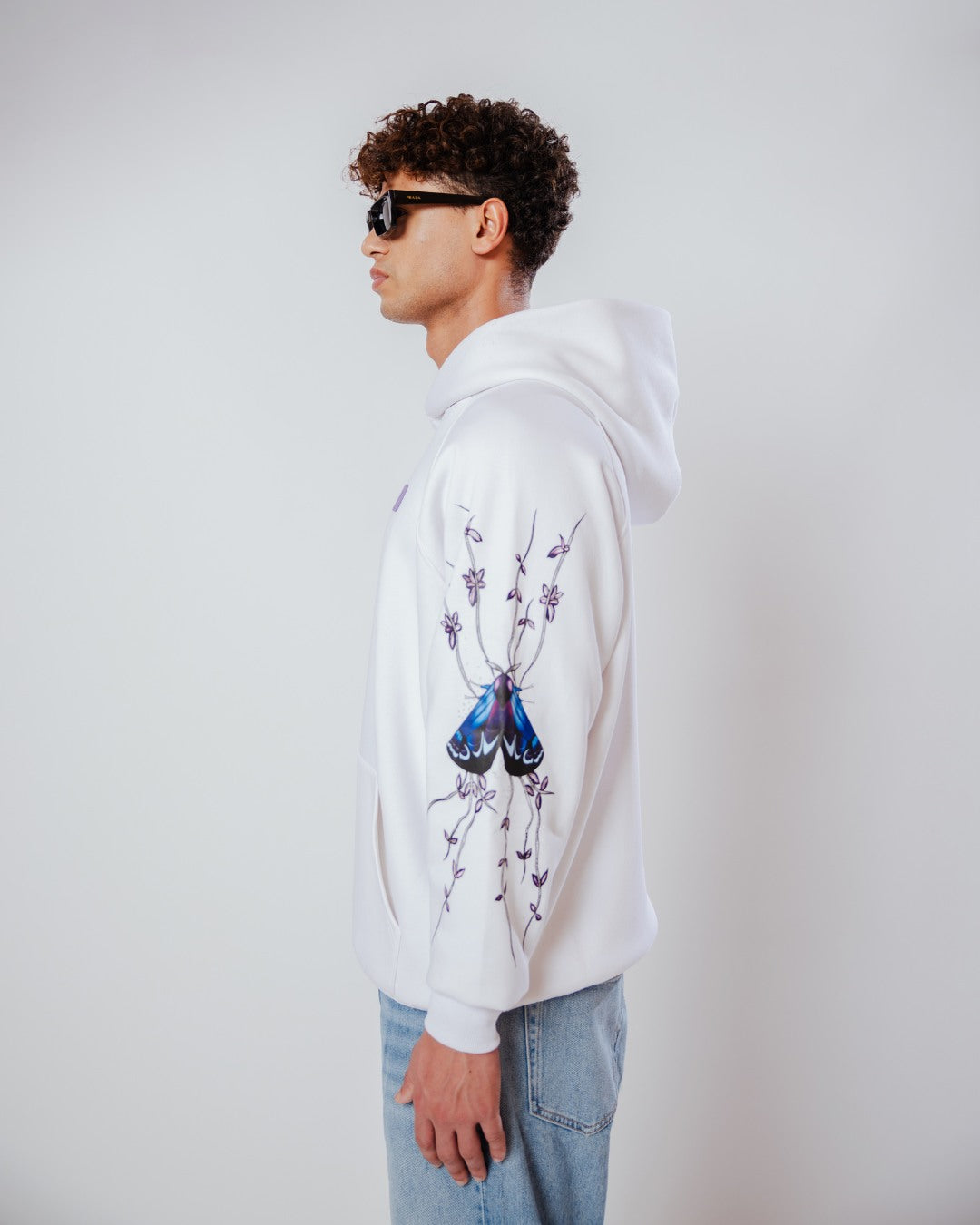 Snow Moth Hoodie