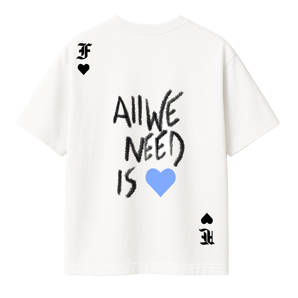 REBEL HEART CARD TEE