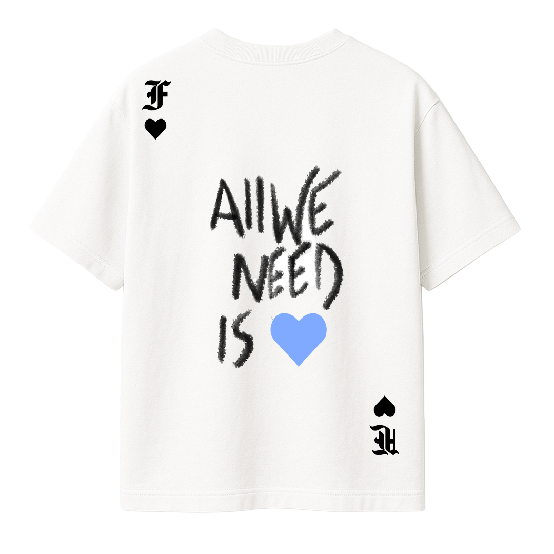 REBEL HEART CARD TEE