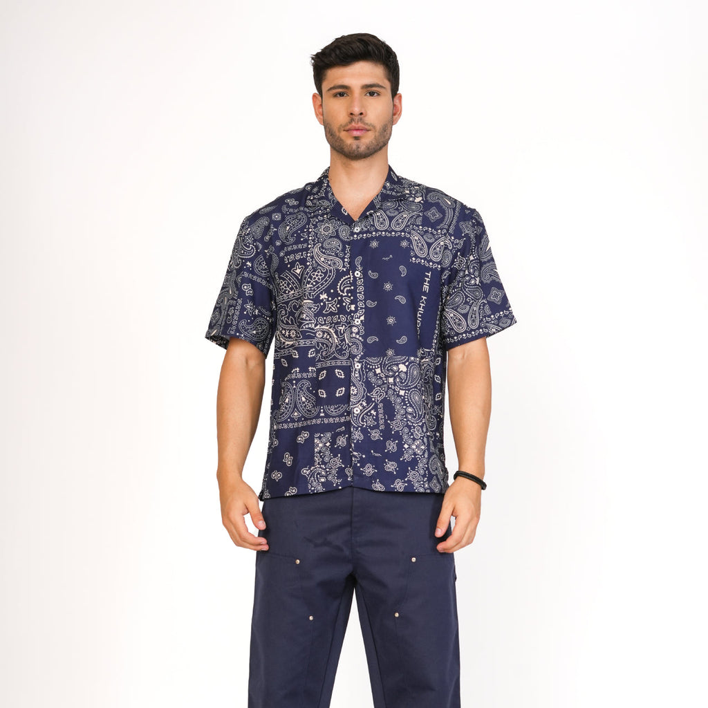 Bandana Print Logo Shirt