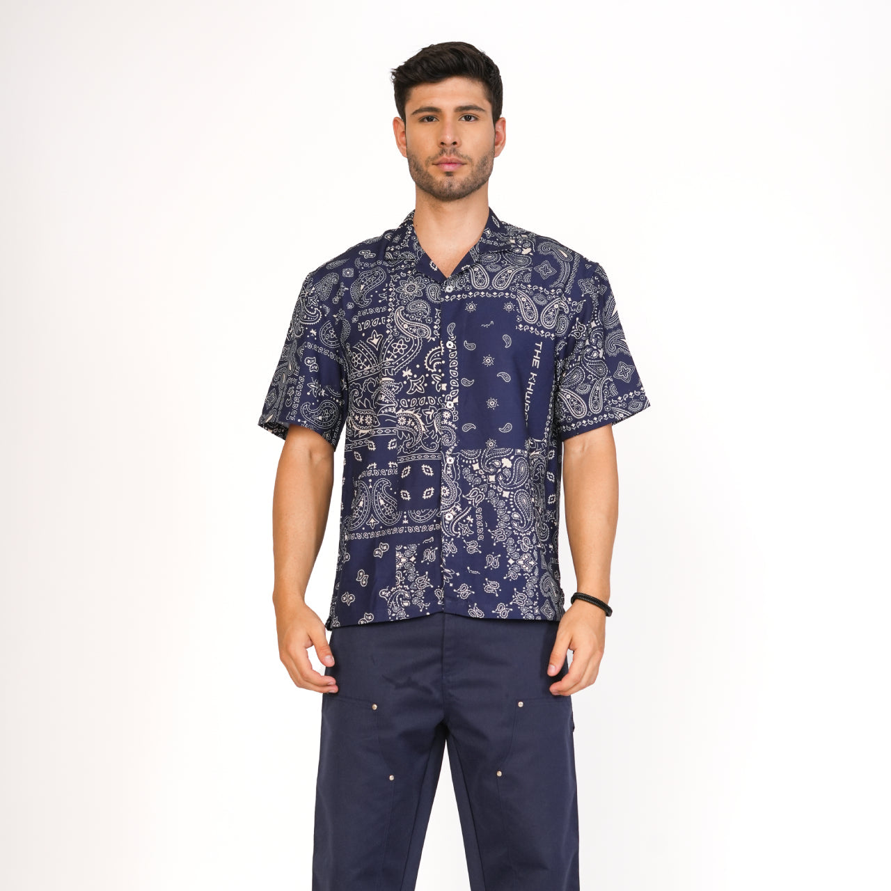 Bandana Print Logo Shirt