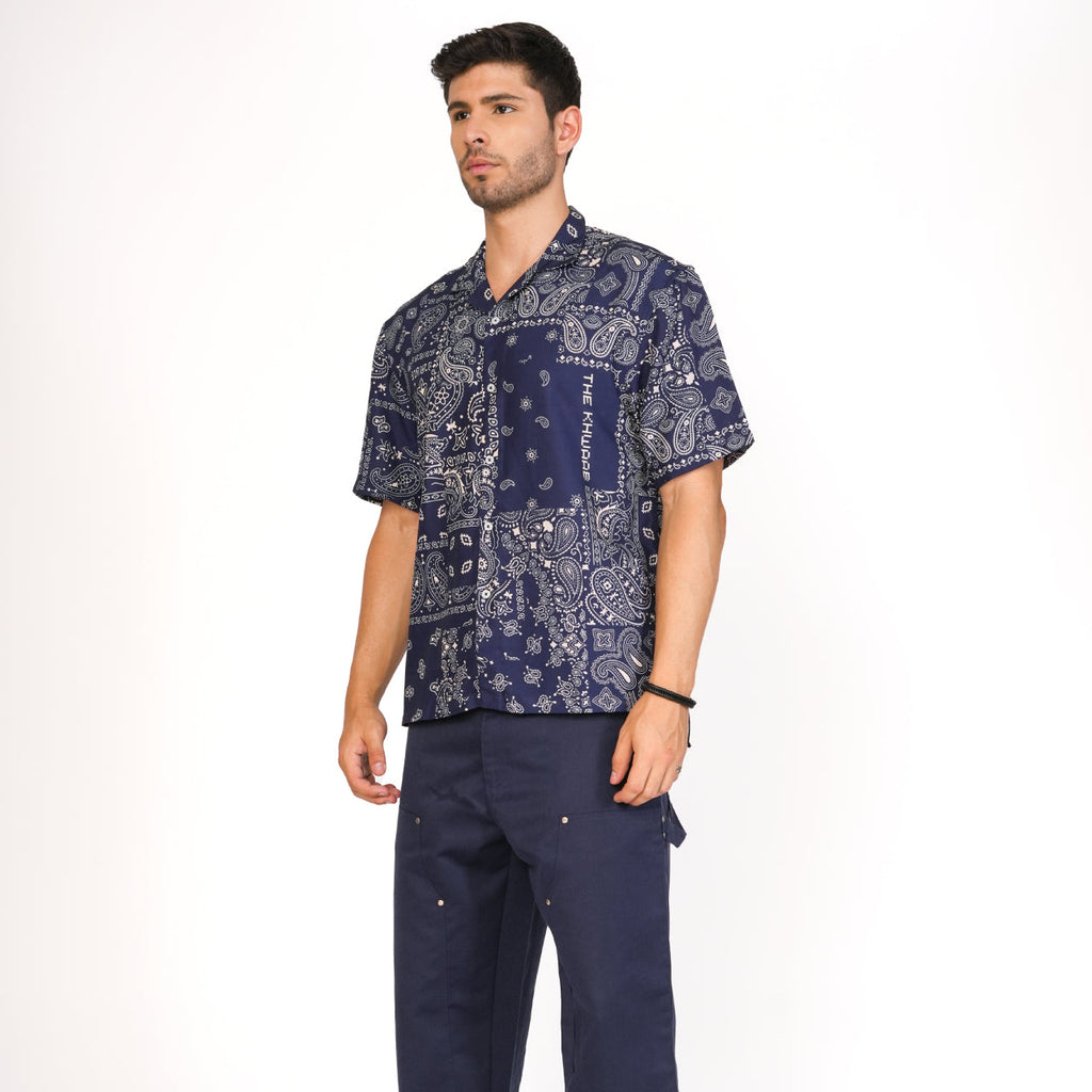 Bandana Print Logo Shirt