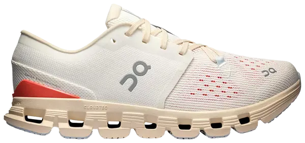 On Running Cloud X 4 Ivory Salmon (W)