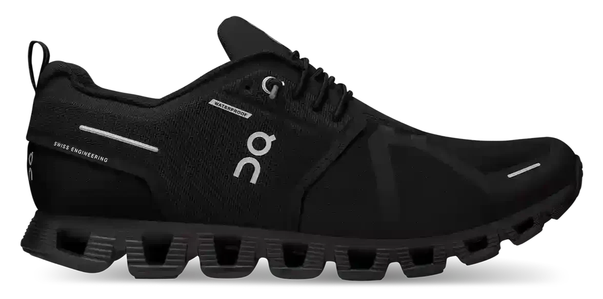 On Running Cloud 5 Waterproof All Black