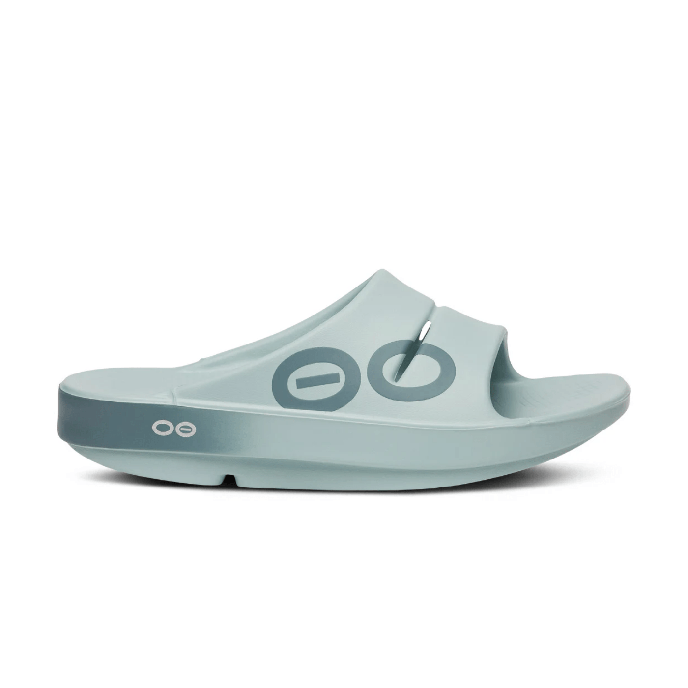 Oofos OOahh Sport Slide Sandal Storm Fade & Mist