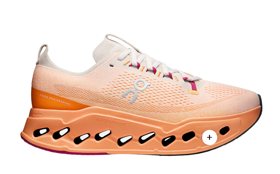 On Running Cloudsurfer Max Pearl | Tangerine