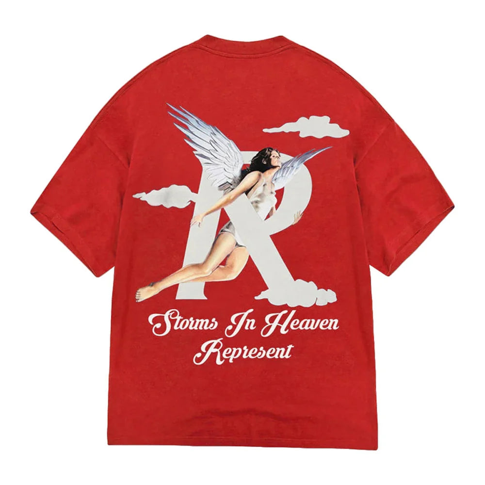 REPRESENT STORMS IN HEAVEN RED TSHIRT