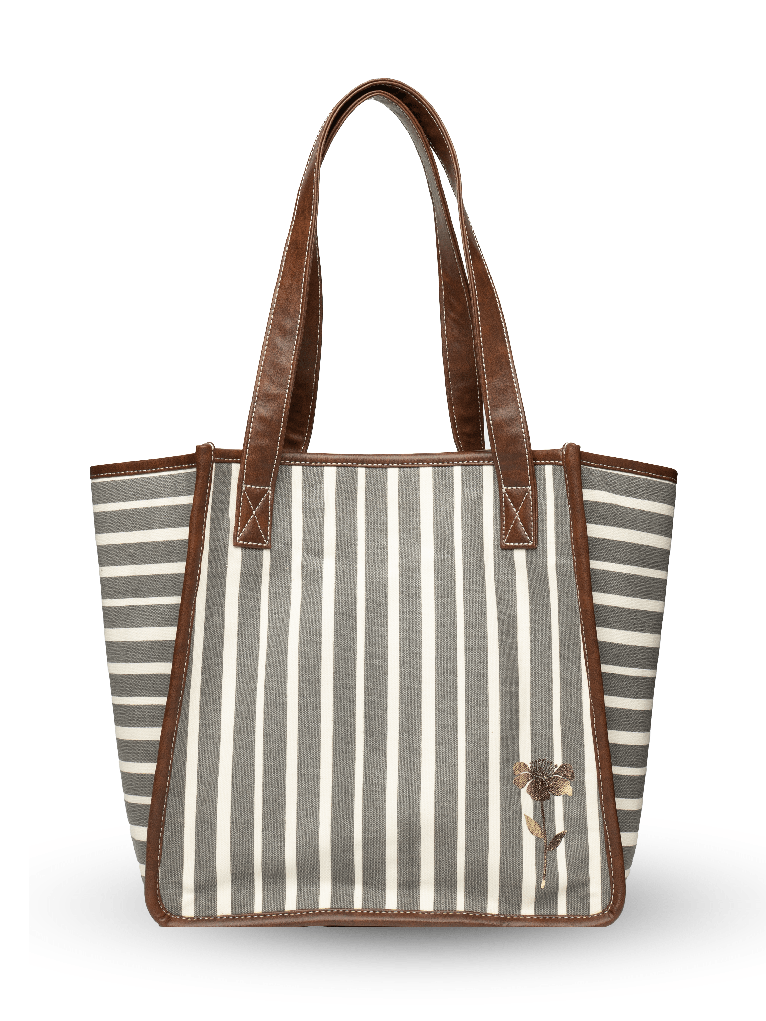 Retro Stripe Ladies Work Tote