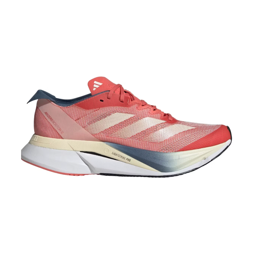 Adidas Adizero Boston 12 Boston Marathon Preloved Scarlet Wonder White Preloved Ink