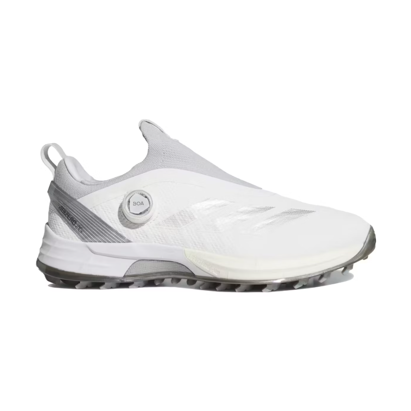 Adidas Adizero Zg Boa Spikeless Golf Cloud White Silver Metallic