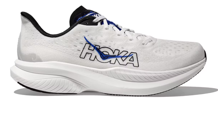 HOKA ONE ONE MACH 6 white ultramarine