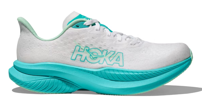HOKA ONE ONE MACH 6 white  cielo blue