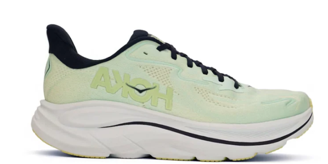 Hoka One One Clifton 10 Mint Fluorite Luna Moth