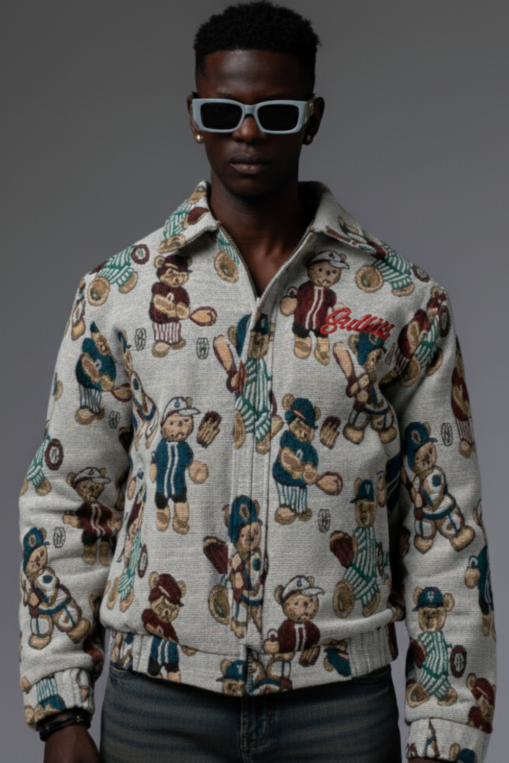 TEDDY JACQUARD JACKET