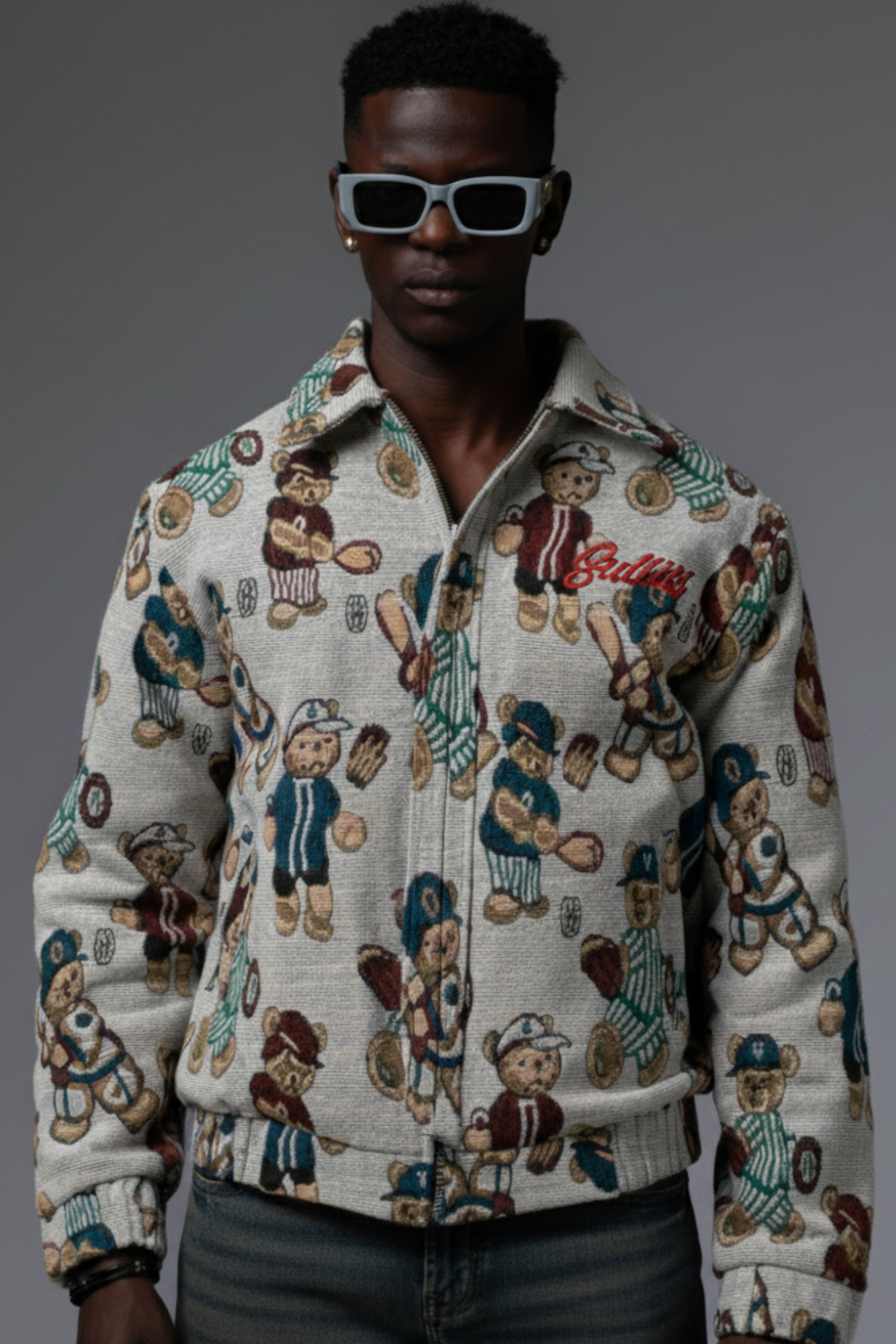 TEDDY JACQUARD JACKET